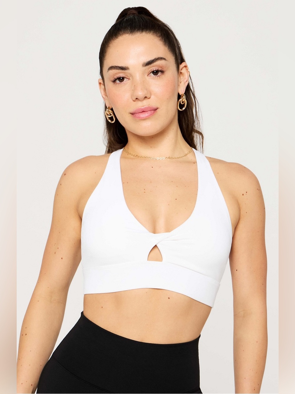 Fabletics Oasis Twist Medium Impact Sports Bra | M